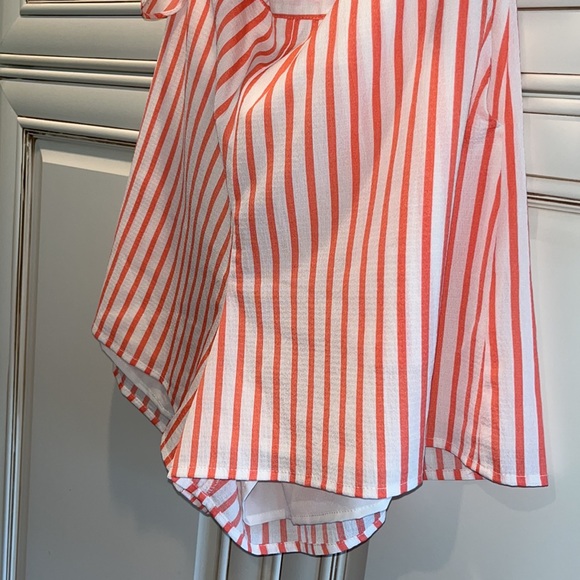 Striped Ruffle Romper - Picture 6 of 10